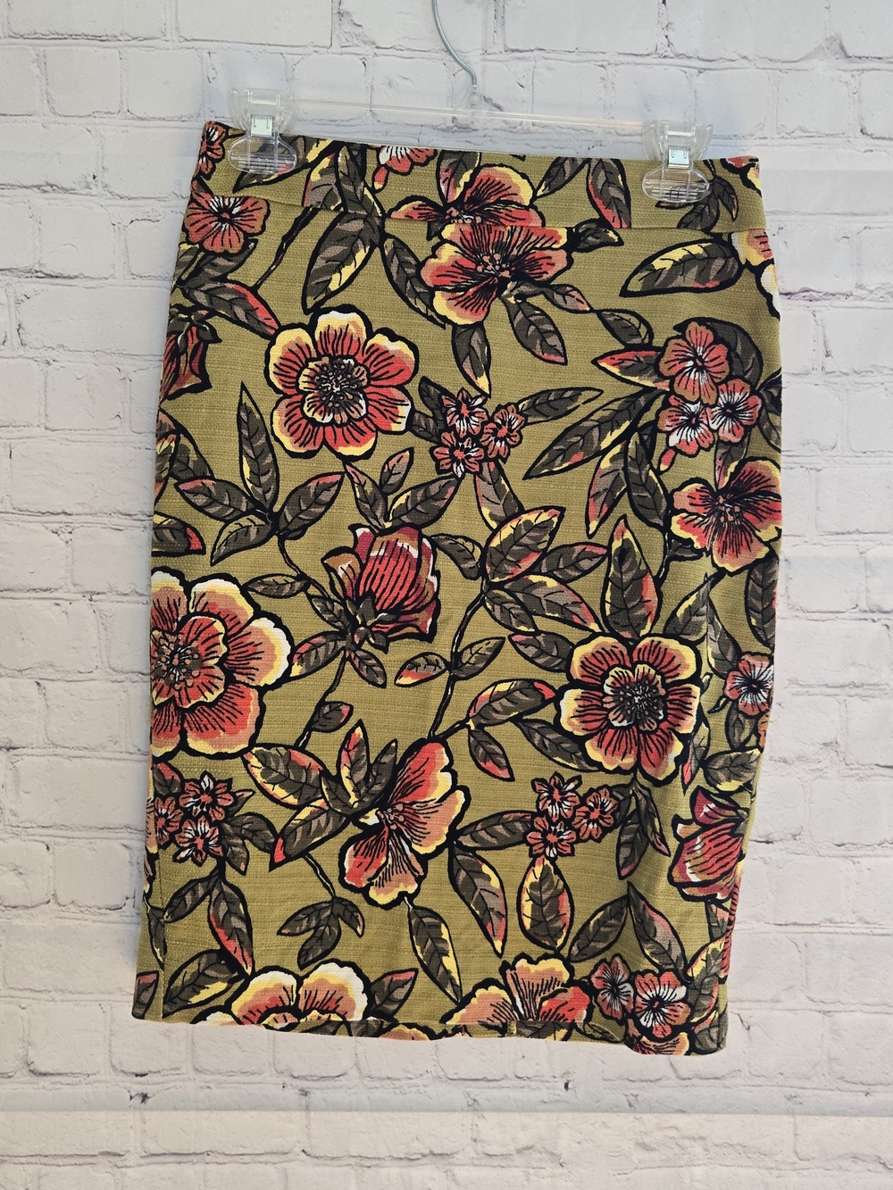 Loft ‎ Skirt Size 2 Floral Tapestry Retro Boho Whimsical Dopamine Bloomcore